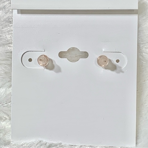 Giani Bernini NWT cubic zirconia 18k rose gold stud earrings - Picture 6 of 14